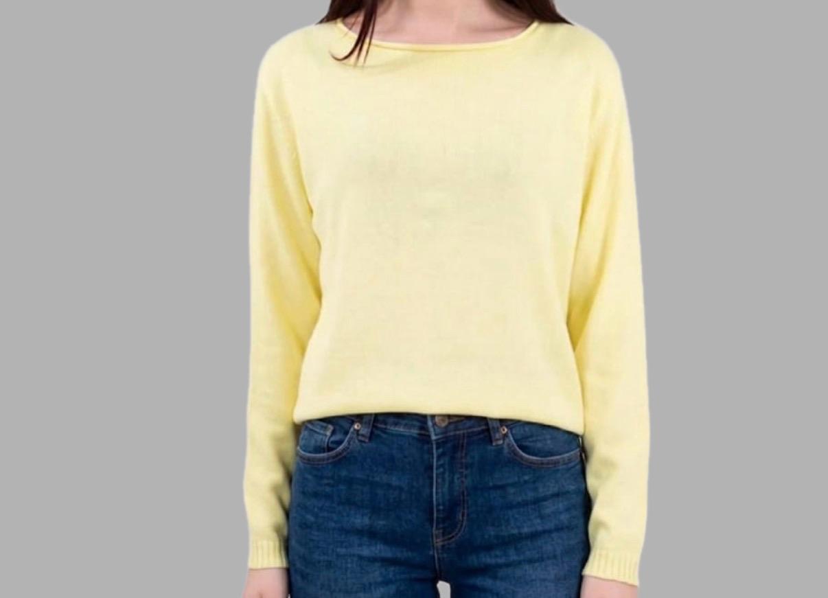 duda - Maglia cotone collo rotolino